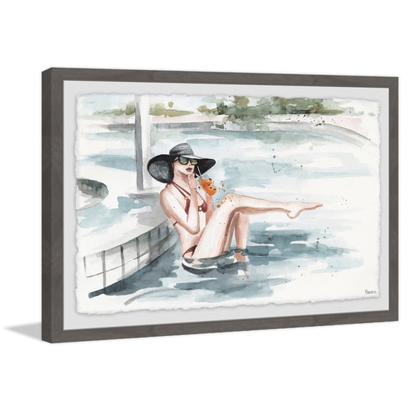 Let's Get Cool Framed Painting Print