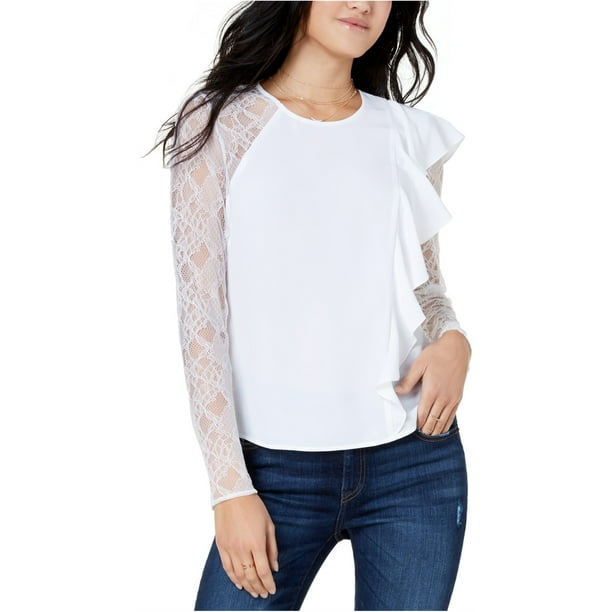 Blusa blanca guess best sale