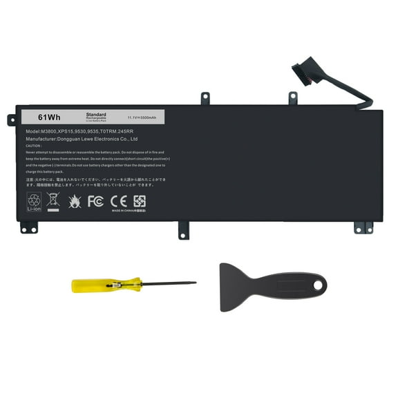 T0TRM Laptop Battery Replacement for Dell XPS 15 9530 Precision M3800 Battery 245RR 0H76MY 07D1WJ Y758W 701WJ 11.1V 61Wh Battery
