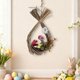 thumbnail image 4 of CaiYueKe Easter Wreath Decorations, Spring Floral Rattan Wreath with Bird Nest and Chicks, Holiday Party Garland for Home Door Wall Decor, Easter Basket Hanging Ornament, 4 of 7