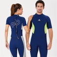 thumbnail image 3 of DIVE SAIL Traje de buceo 3MM Pantalones cortos de manga corta resistentes al desgaste Traje de neopreno Servicio prolongado Sensación de cuerpo fresco Accesorio de surf mujer azul marino M Scienceny OD019360-15, 3 of 7