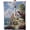 Lighthouse, variant on Coastal Lighthouse Blanket, Oil Painting Style Flower and Ocean Blankts, Gifts for Adults, Home Dorm Cabin Pet Area Picnic and Travel Decor, Soft Cozy Lightweight Flannel Throw,50"x60"