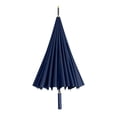 thumbnail image 3 of lionlar 24 Inch Straight Handle Umbrella Portable Reinforced Windproof Three Layer Solid Navy Blue, 3 of 9