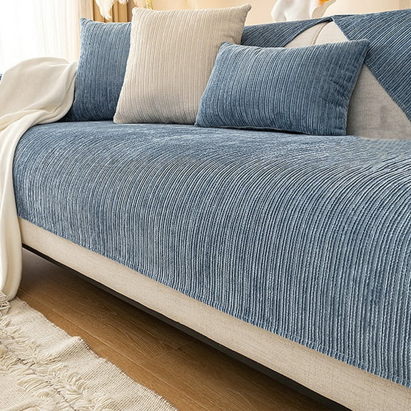Sofa cover, non-slip sofa covers, washable sofa cover, chenille couch cover corner sofa L shape couch protector non-slip sofa protector