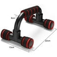 thumbnail image 3 of Push Up Bars - Home Workout Equipment Pushup Handle with Cushioned Foam Grip and Non-Slip Sturdy Structure - Portable Pushup Stands for Home Fitness - Push Up Handles for Floor Workouts, 3 of 6