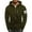 Army Green(mens jackets), variant on GuangCheng George Mens USA Flag Embroidered Hooded Sweatshirts,Full-Zip,Fleece Hoodie,with Pockets,Casual Sportwear,Army Green,2XL