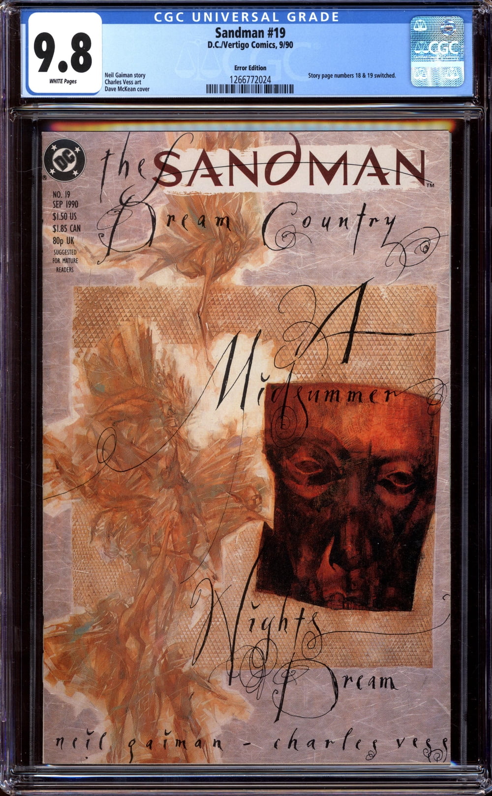 Cover of Sandman #19