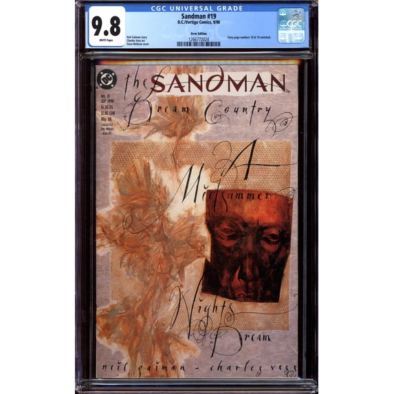 Sandman #19 - CGC 9.8 Comic Book