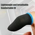 thumbnail image 1 of 2pcs Gants de Jeu Résistant à la Sueur Gants de Jeu Élastiques Gants de Jeu Résistants à la Sueur Gants de Jeu Tricotés Manches de Contrôleur de Jeu, Noir Bleu, 1 of 8
