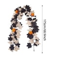 thumbnail image 3 of Halloween Pumpkin Garland 68 Inch Fall Leaf Decor For Mantle Staircase Porch Indoor Outdoor Autumn Thanksgiving Multicolor Party Decoration, 3 of 7