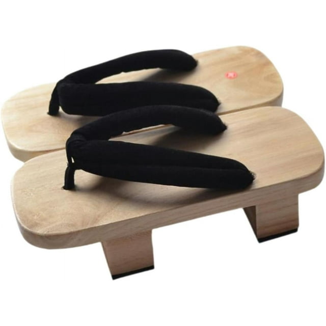 HUGFEGWE Japanese Wooden Clogs Portable Sandals for Performance Daily Travel Street CJB91-124149