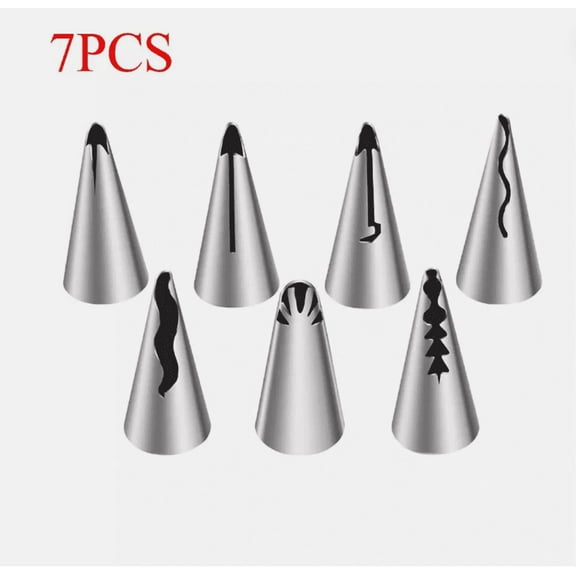 Icing Piping Tips Ruffle Tips 7 PC