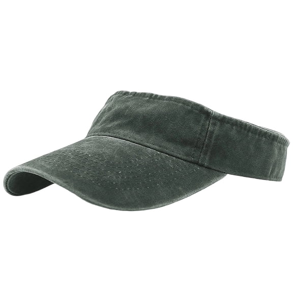 QSAWXQZ Men's Cotton Sun Visor Cap Open Top Adjustable Sports Hat for Golf Running Outdoor Free Size