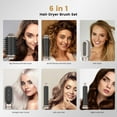 thumbnail image 3 of 6-in-1 Professional Hot Air Styler & Hair Dryer Brush - Powerful Air Curling Wrap Styler with Negative Ionic Technology for All Hair Types, 3 of 9