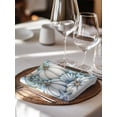 thumbnail image 6 of Blue Pumpkin Fall Cloth Napkins Set of 4 Reusable Dinner Napkins, Striped Thanksgiving Botanical Coastal Cocktail Napkin Washable Table Napkins for Wedding/Holiday Party/Baby Shower 20"x20", 6 of 7