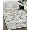 thumbnail image 3 of Ahgly Company Machine Washable Indoor Square Contemporary Dark White Beige Area Rugs, 9' Square, 3 of 7