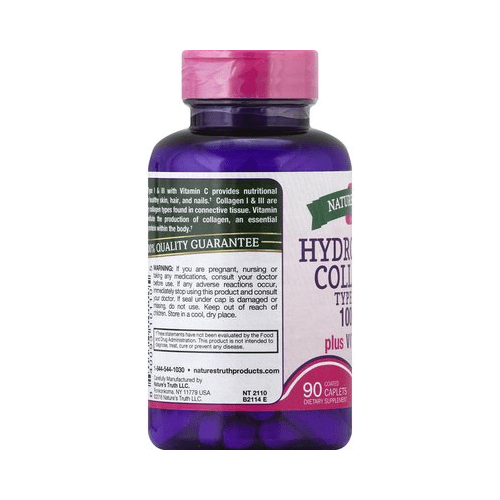 Nature's Truth Ultra Hydrolized Collagen+C Gluten-Free Non-Gmo 90 ct,3-Pack