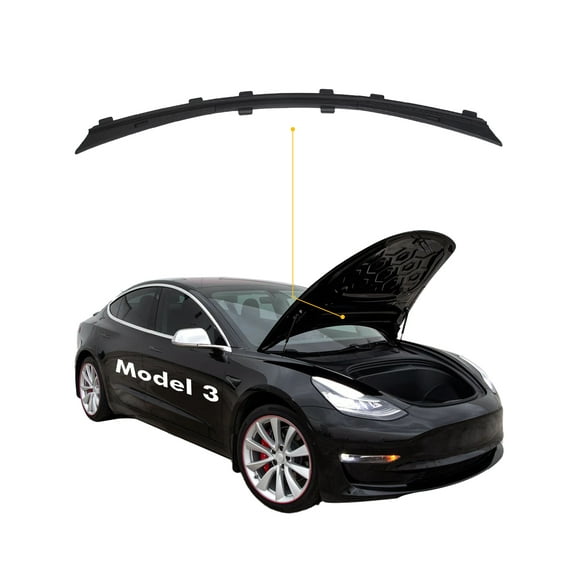 Front Hood Cover Waterproof Strip-Split Model For 2017-2023 Tesla 3 Except Highland
