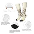 thumbnail image 3 of Vsdgher Wild West Desert With Cowboys Knee Socks, High Socks Long Stretchy Sock Women Knee High Stocking, Long Socks for Women, 3 of 6