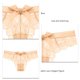 thumbnail image 2 of Tanga atrevida de encaje telas de algodón transparente Calzoncillos de encaje encantadores Recortes de nailon para uso diario informal ANGGREK Otros, 2 of 6