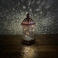 thumbnail image 1 of Brass Effect Moroccan Style Metal Lanterns Small Medium Large Hanging Decor, 1 of 6