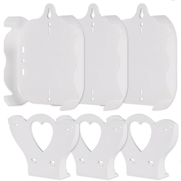 Soporte,Soporte de Montaje En Pared Para Eero Home Wifi Y Eero Pro Wifi White Paquete de 3 Tomshoo Soporte