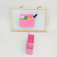 thumbnail image 2 of CMrtew Magnetic Pen Holder,Magnetic Dry Erase Marker Holder Whiteboard Blackboard Chalk Plastic Multifunctional Storage Box for Refrigerator,Whiteboard,Locker Accessories, 2 of 2