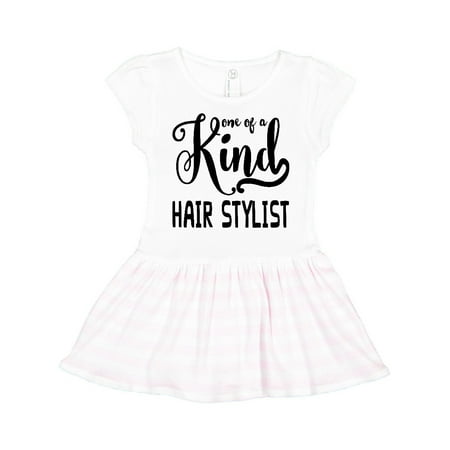 

Inktastic Gift for Hair Stylists | One of a Kind Hair Stylist Gift Toddler Girl Dress
