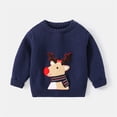 thumbnail image 2 of Chandail pour Bébé Fille Motif Col Rond Tricoté Automne Hiver Chandail Vêtements, 2 of 3