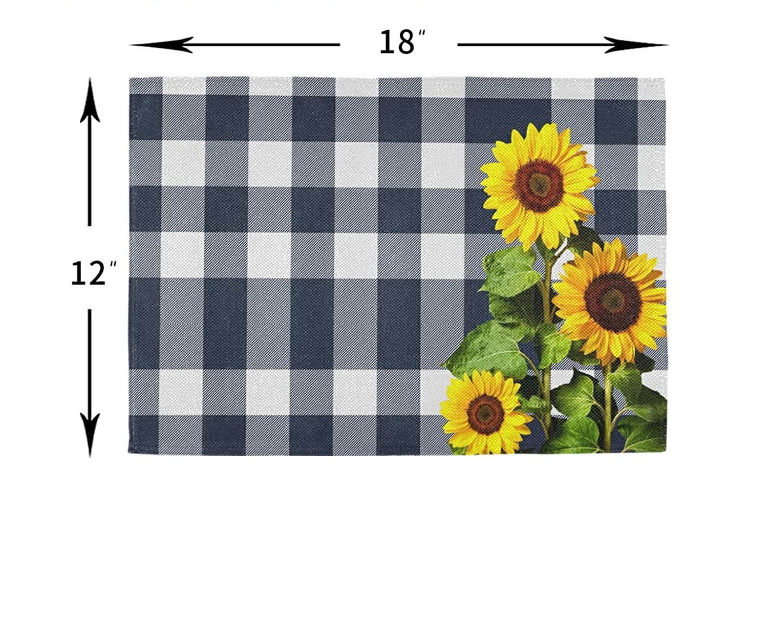 Sunflower Placemats Set of 6
