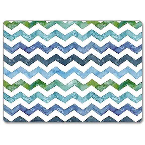 CounterArt Hardboard Placemat, Chevron, Set of 2