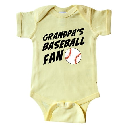 

Inktastic Grandpa s Baseball Fan Gift Baby Boy or Baby Girl Bodysuit