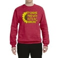 thumbnail image 2 of Wild Bobby, I'm Sunshine Mixed With A Little Hurricane , Inspirational/Christian, Unisex Crewneck Graphic Sweatshirt, Vintage Heather Red, X-Large, 2 of 5
