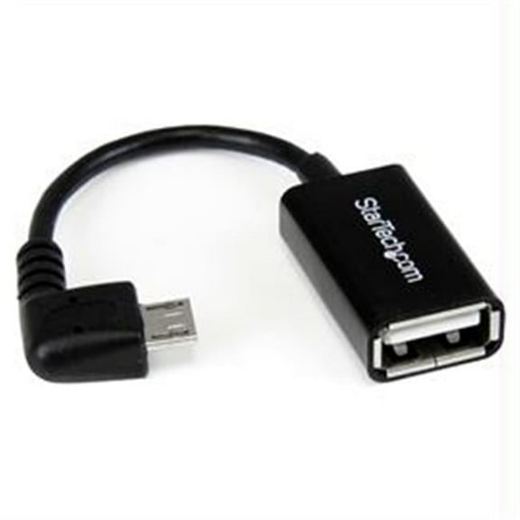 StarTech  StarTech Accessory  5inch Micro USB to USB On-The-Go Host Adapter Male-Female - Black