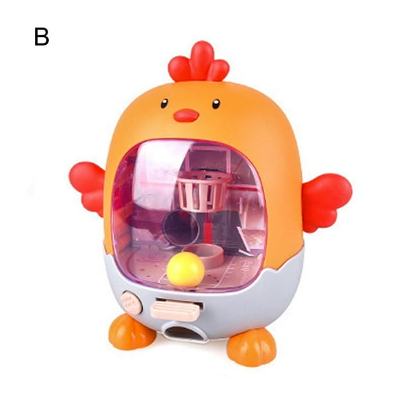 Jouets de Basketball Forme Mignonne Jeu Portatif de Bureau Mini Machine de Tir de Balle au Doigt pour Enfants