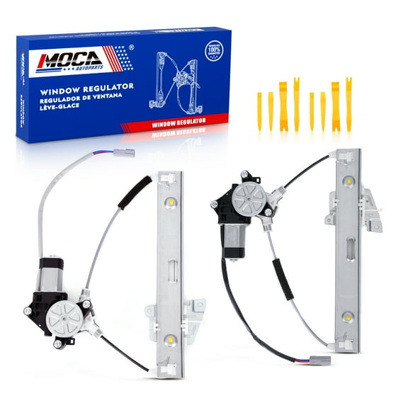 MOCA AUTOPARTS Rear Left & Right Power Window Regulator w/ Motor Fit for 2008-2011 Mercury Mariner & 2008-2012 Ford Escape & 2008-2011 Mazda Tribute