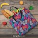 thumbnail image 5 of Fotbe Tropical Leaves Bolsa Tote con Estampado para Mujer, Bolsos con Cremallera, Bolsa de Hombro Casual de Gran Capacidad con Bolsillos Internos, 5 of 7