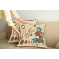 thumbnail image 3 of Ambesonne Vintage Throw Pillow Cover 2 Pack, Truck Coffee Grinder, 16", Cream Orange Grey, 3 of 6