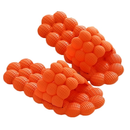 

BYDOT Summer Slippers Personalized Bubble Sandals Fashion Massage Bottom Slippers