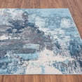 thumbnail image 6 of Luxe Weavers Nuvola 8722 Abstract Area Rug Blue 4x5, 6 of 7