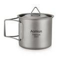 thumbnail image 1 of Aomiun Ultralight Titanium Cup Outdoor Portable Camping Picnic Water Cup, 1 of 8