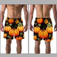 thumbnail image 3 of luoweisi Men's Beach Shorts Quick Dry Swim Trunks with Mesh Lining Thanksgiving Pumpkin XL, 3 of 5