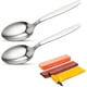 thumbnail image 1 of Loeff & Lee Professional Chef's - Cucharas de baño de plata (juego de 2) - Inspiradas en la cuchara de chef Gray Kunz diseñada en la década de 1990 - La cuchara de cocina de metal, 1 of 4