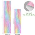 thumbnail image 3 of 33"x9" Skateboard Grip Tape Protector Sheets Nonslip Protection Griptape Sheet for Outdoor Sports Pastel Rainbow Tie-dye, 3 of 7