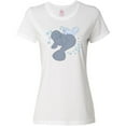 thumbnail image 3 of Inktastic Cute Manatees with Bubbles Women's T-Shirt, 3 of 5