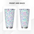 thumbnail image 3 of KLL Sequins Print 40oz Stainless Steel Insulated Car Cup with Spillproof Lid - Keep Your Drink Hot or Cold on the Go-Straw Three-piece Set, 3 of 8