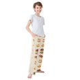 thumbnail image 3 of FORMRS Boys Pajama Pants with Pockets Size 6-8Y Kids Lounge Sleep Bottoms, Red Cakes, 3 of 8