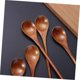 thumbnail image 5 of Spoon long spoon Coffee spoon stirring spoon Stirring spoon Long handle coffee spoon,Lotus wood varnish, 5 of 5