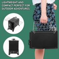 thumbnail image 6 of Lorelo Wood Burning Stove, Folding Portable Wood Stove, Tent Stove for Heating, Camping Stove include Pipes, 6 of 7