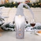 thumbnail image 2 of 2 fundas para botellas de vino navideñas, fundas para botellas de vino y champán para decorar la mesa de Navidad (Hombre del bosque gris + Hombre del bosque rojo), 2 of 6